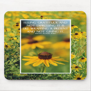Dank u - Black-Eyed Susans Mousepad Muismat
