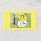  DANK U - BLOEMIST KAART (Achterkant)