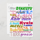 Dank u Briefkaart (Voorkant / Achterkant)