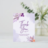 Dank u briefkaart (Staand voorkant)