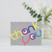Dank u briefkaart (Staand voorkant)