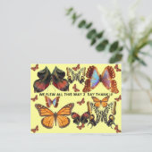 Dank u! briefkaart (Staand voorkant)