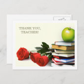 Dank u Briefkaarten van de leraar (Voorkant / Achterkant)