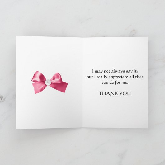 Dank u broeder, bloemen ambachtelijke kaart (Binnen)