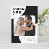 Dank u bruiloft 6 foto's instant download kaart (Staand voorkant)