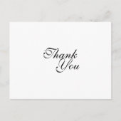 Dank u bruiloft sjabloon briefkaart (Voorkant)