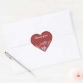 Dank u bruiloft sticker (Envelop)