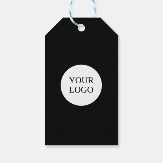 Dank u Business Logo QR Code Label Hang Label Cadeaulabel (Achterkant)