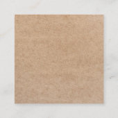 Dank u Business Social Media Halloween Kraft Informatiekaartje (Achterkant)