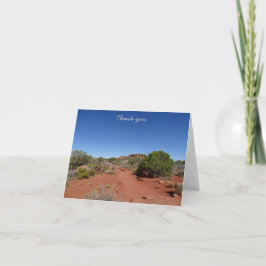 Dank u - Canyonlands Bedankkaart