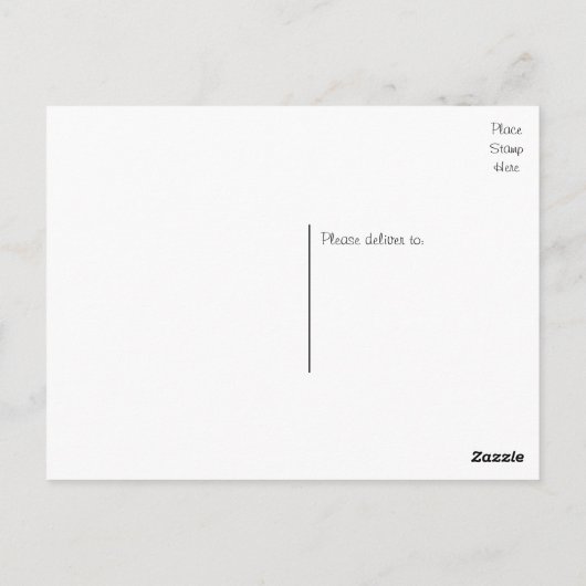 Dank u Cartoon bruid en bruidegom gepersonaliseerd Briefkaart (Achterkant)