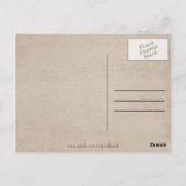 Dank u Chalk Typography Briefkaart (Achterkant)