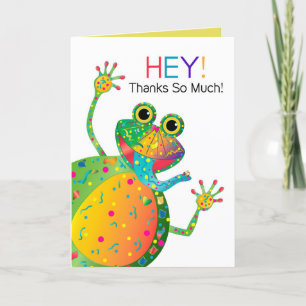 Dank u, Colorful Frog, Kaleidoscope Collectie Kaart