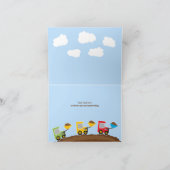 Dank u constructies vrachtwagens Kaart (Binnen)