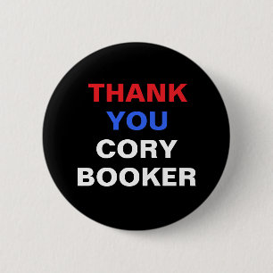 Dank u Cory Booker Button