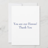 DANK U CPD plat dank u kaart (Achterkant)