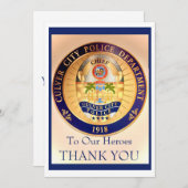 DANK U CPD plat dank u kaart (Voorkant / Achterkant)