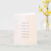 Dank u dank u dankkaart kaart (Gele Bloem)