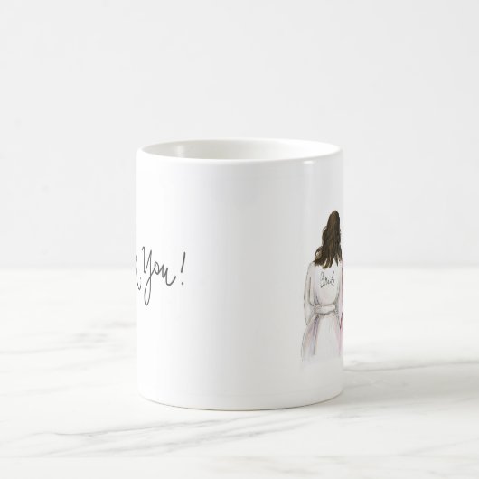 DANK U DANKZIJ Waves Bride Br Bun M'eer Koffiemok (Center)