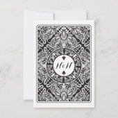 Dank u dat u kaarten speelt Koningin Koningin Ace  (Achterkant)