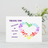 DANK U DAT U MIJN LEVEN ZO SNEL HEBT GEMAAKT! BEDANKKAART (Staand voorkant)