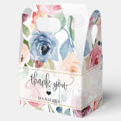 Dank u de Bloemen van de Waterverf van het Manuscr Bedankdoosjes (Geopend)