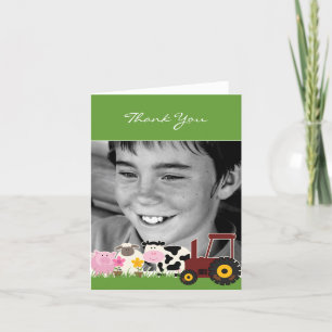 Dank u de Kaart van het Boerderij van de Foto