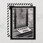 Dank u deur mat foto briefkaart (Voorkant / Achterkant)