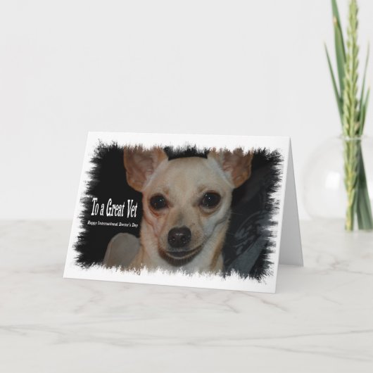 Dank u dierenarts Kaart (Voorkant)