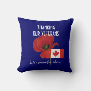 DANK U DIERENS Canada Poppy Kussen