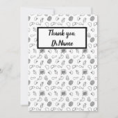 Dank u, dokter bedankkaart (Voorkant)