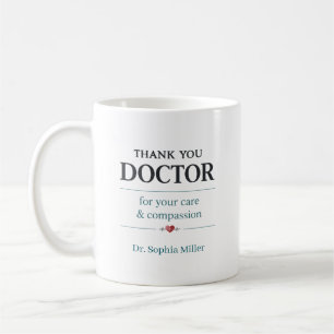 Dank U Dokter Persoonlijke Zorg & Medeleven Koffiemok