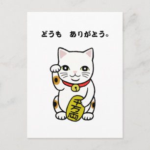Dank u Domo Arigato Japans Dank u Briefkaart