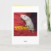 dank u Dumbo Rat kaart (Achterkant)