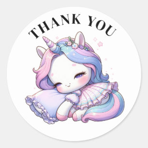 Dank u Eenhoorn Stickers