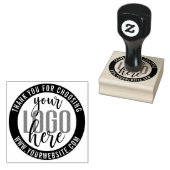 Dank u eenvoudige website Business Logo Rubberstempel (Gestempeld)