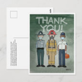Dank U Eerstehulpverleners Briefkaart (Voorkant / Achterkant)