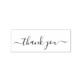 Dank u Elegant Calligrafie Script Rubberstempel (Afrduk)