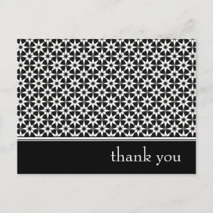 Dank u : Elegante Bloemen : Briefkaart