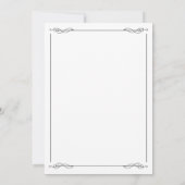 Dank u, Engels en Hebreeuwse Perzikdromen Catcher Bedankkaart (Achterkant)