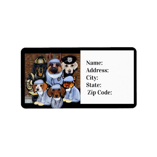 DANK U ETIKET (Voorkant)