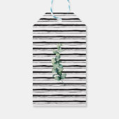 Dank u eucalyptus bruiloft gunst label cadeaulabel (Achterkant)