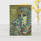 Dank u! Farao en de Kaart van de Kat (Gele Bloem)