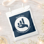 Dank U Financiële Planner Wit-Blauw Bedankzakje (Geknipt)