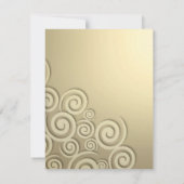 Dank u Formal Golden Kaart (Achterkant)