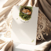 Dank u Fox Woodland Baby shower Waterverf