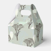 DANK U Gable Box Personalized Winter Woodland Bedankdoosjes (Achterkant)