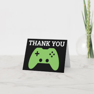 Dank u Gamer Video Game Pattern Bedankkaart