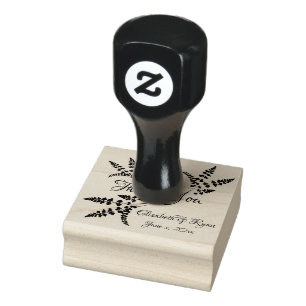 Dank U, Gepersonaliseerde Rubberen Stempel