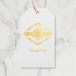 Dank u geschenk luxe kunst cadeaulabels